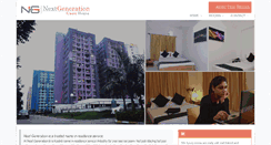 Desktop Screenshot of nextgenguesthouse.in